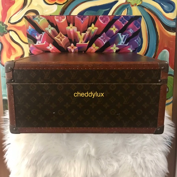 🧳🛄💼Authentic Rare Vintage Louis Vuitton Trunk - Picture 5 of 14